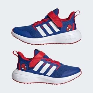 Size 8 Toddler adidas Kids Blue & Red Spider-Man Cloudfoam Trainer